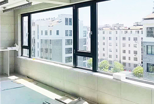 北京学院南路海淀断桥铝门窗安装完成 北京学院南路海淀断桥铝门窗安装完成